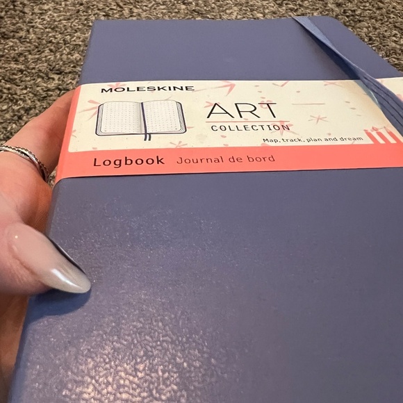 NWT Moleskine Classic Art collection logbook journal lavender purple - Picture 3 of 4